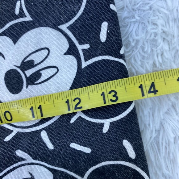 Vintage Mickey Unlimited Mickey Mouse Pattern Canvas Duffel Travel Bag - Picture 11 of 12